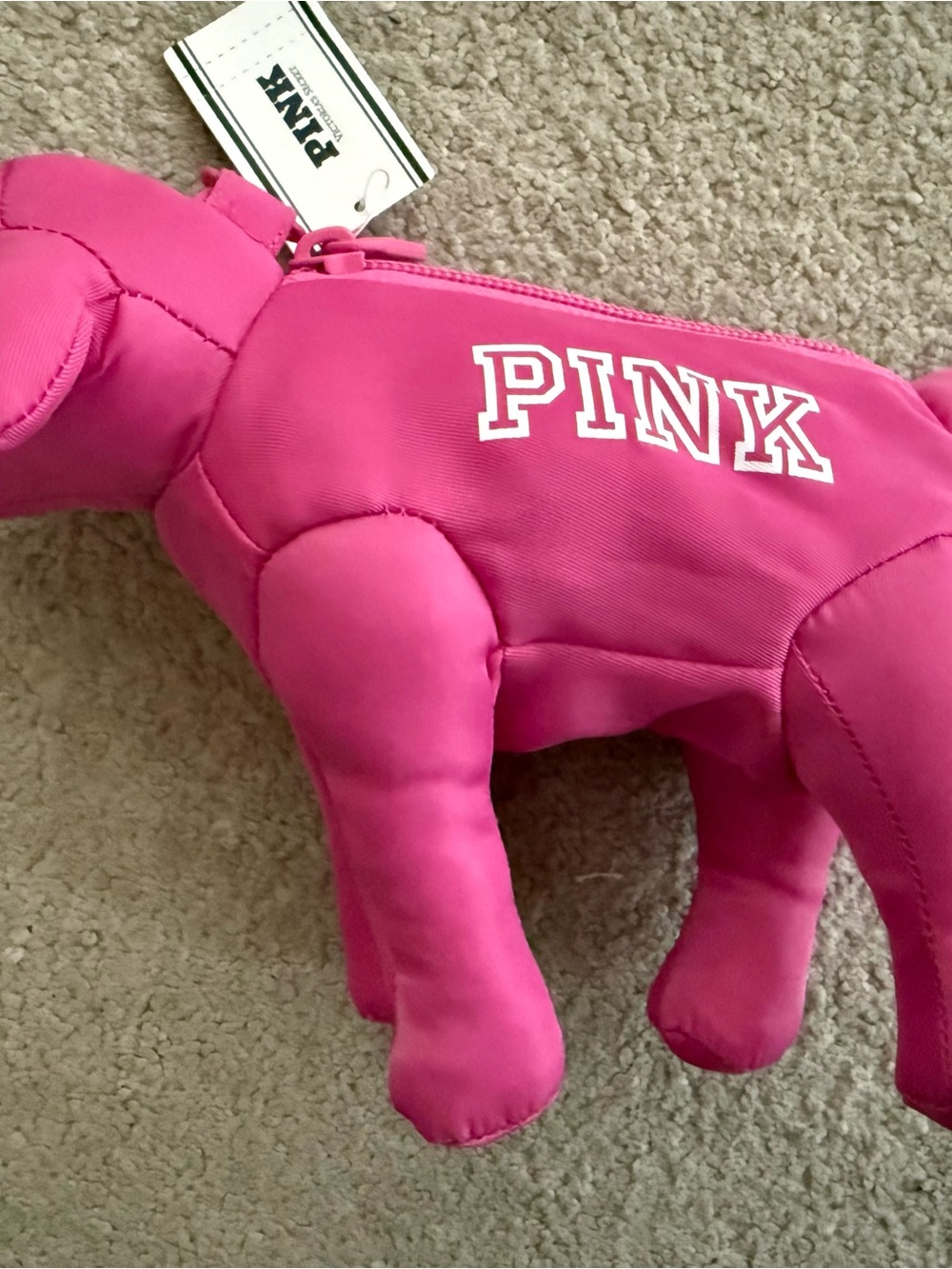 NWT! Victoria's Secret Pink Tote Bag and Pink Dog Puppy Lightweight Packable